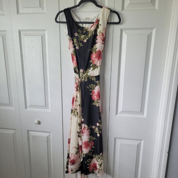 NWT DESIGUAL Midi Floral Dress in Size L - Picture 1 of 5